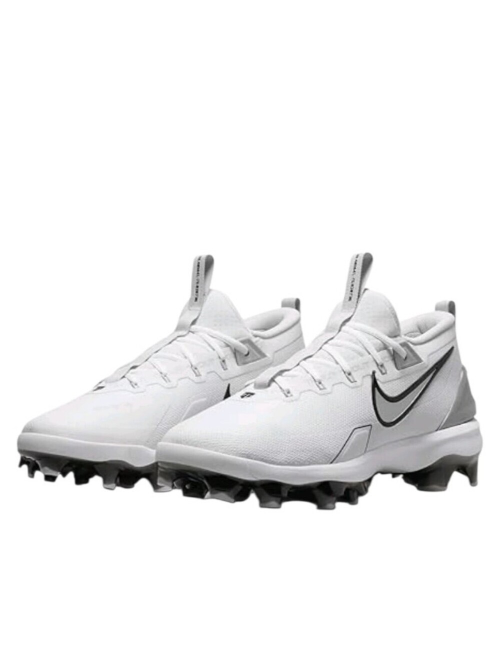 Nike Force Trout 9 Elite FZ0884-102 MensWhite Molded Baseball Cleats Sz 12 NWOT